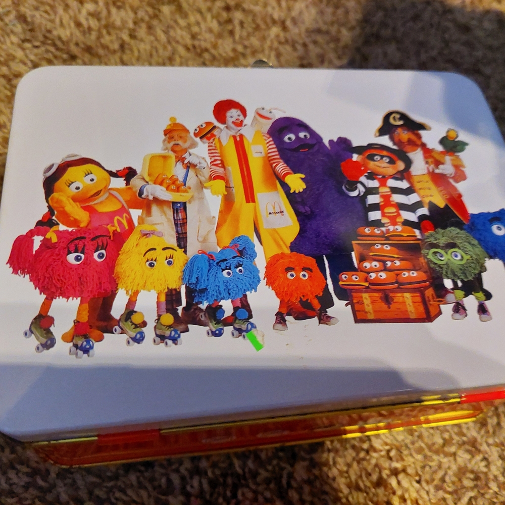 McDonald's Vibrant Character Tin Lunch Box
